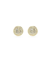 Swarovski White, Gold-Tone Meteora Stud Earrings