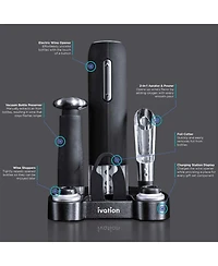 Ivation -Piece Wine Set, Electric Wine Opener