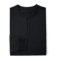 Lands' End Big & Tall Super-t Long Sleeve Henley Shirt