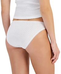 Charter Club Women's Cotton Pointelle Bikini Underwear, Created for Macy's