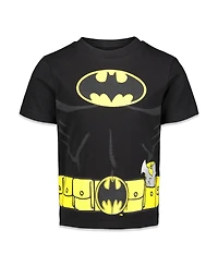 Dc Comics Toddler Boys Justice League Batman Joker Riddler 3 Pack Graphic Short Sleeve T-Shirt Toddler|Child