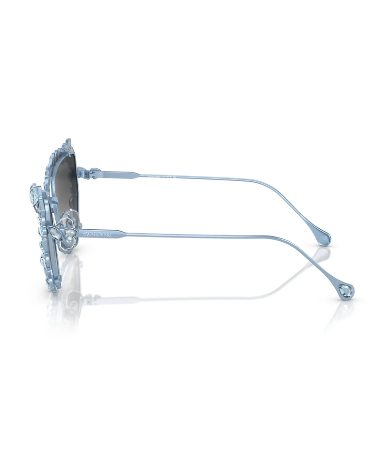 Swarovski Women's Gradient Sunglasses with Crystals clip-on, SK7011