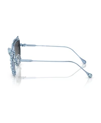 Swarovski Women's Gradient Sunglasses with Crystals clip-on, SK7011