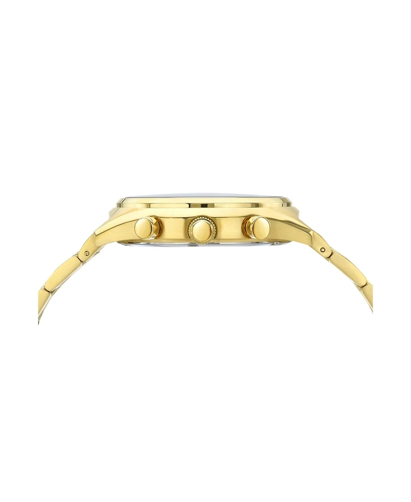 Porsamo Bleu Charlie Stainless Steel Multifunction Gold Tone & Green Men's Watch 1261FCHS