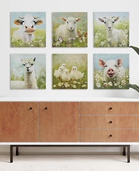 Madison Park Sunshine Animals Chicks Canvas Wall Art