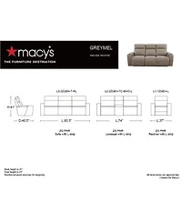 Greymel Zero Gravity Fabric Sofa Collection Created For Macys
