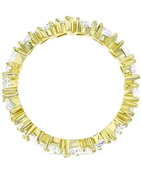 Cubic Zirconia Multi-Cut All-Around Eternity Band