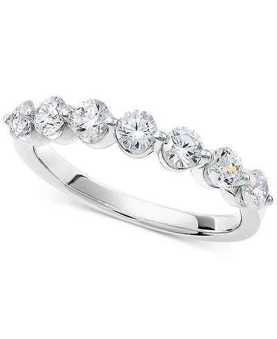 Diamond Seven Stone Band (3/4 ct. t.w.) 14k White or Yellow Gold