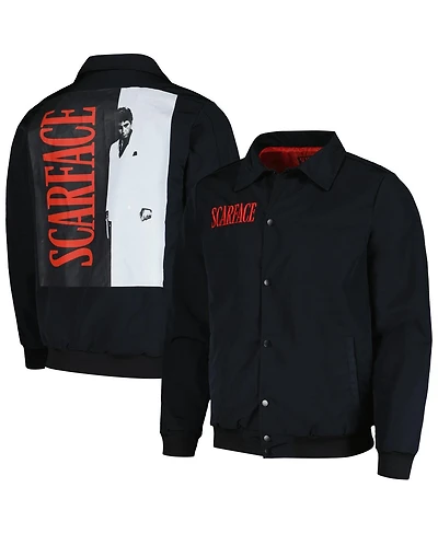 Men's and Women's Reason Black Scarface Coaches Full-Snap Jacket