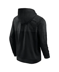 Men's Fanatics Black Wisconsin Badgers Defender Pullover Hoodie