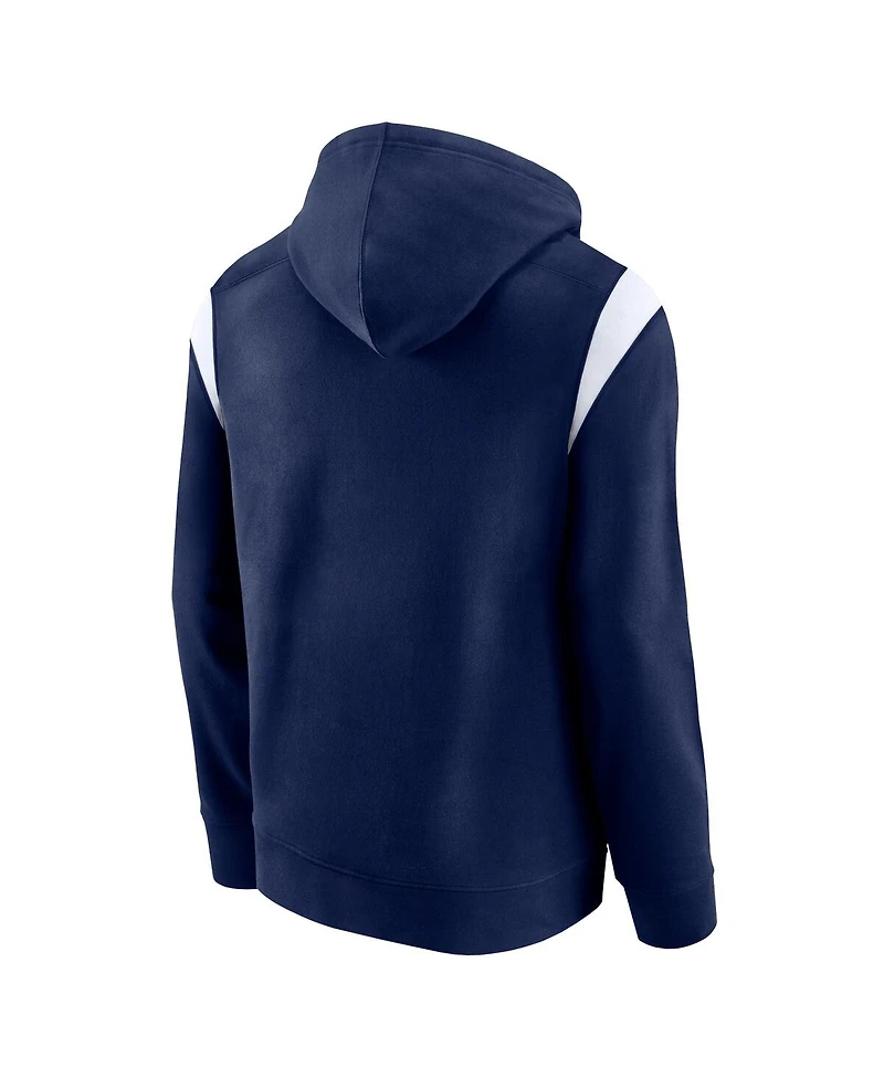 Men's Fanatics Navy Penn State Nittany Lions Gym Rat Pullover Hoodie