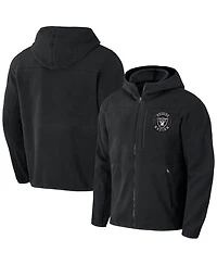 Men's Nfl x Darius Rucker Collection by Fanatics Black Las Vegas Raiders Sherpa Full-Zip Hoodie