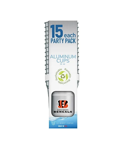 Cincinnati Bengals 15-Pack 16 Oz Ball Aluminum Cup Set