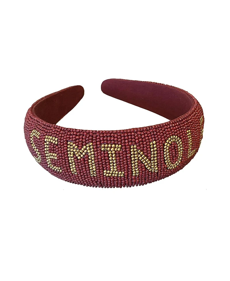 Women's Florida State Seminoles Minerva Hand Beaded Headband