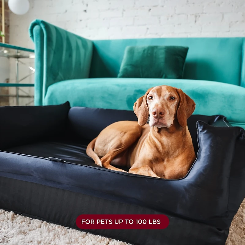 Calming Dog Bed with Mulberry Silk – Soft, Washable & Hypoallergenic
