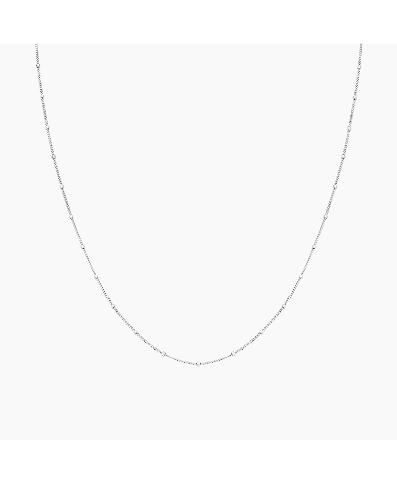 Sterling Silver Savannah Basic Chain Necklace