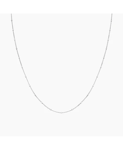 Sterling Silver Savannah Basic Chain Necklace