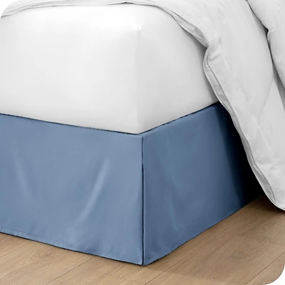 Bare Home Tailored 15" Pleated Bed skirt Queen