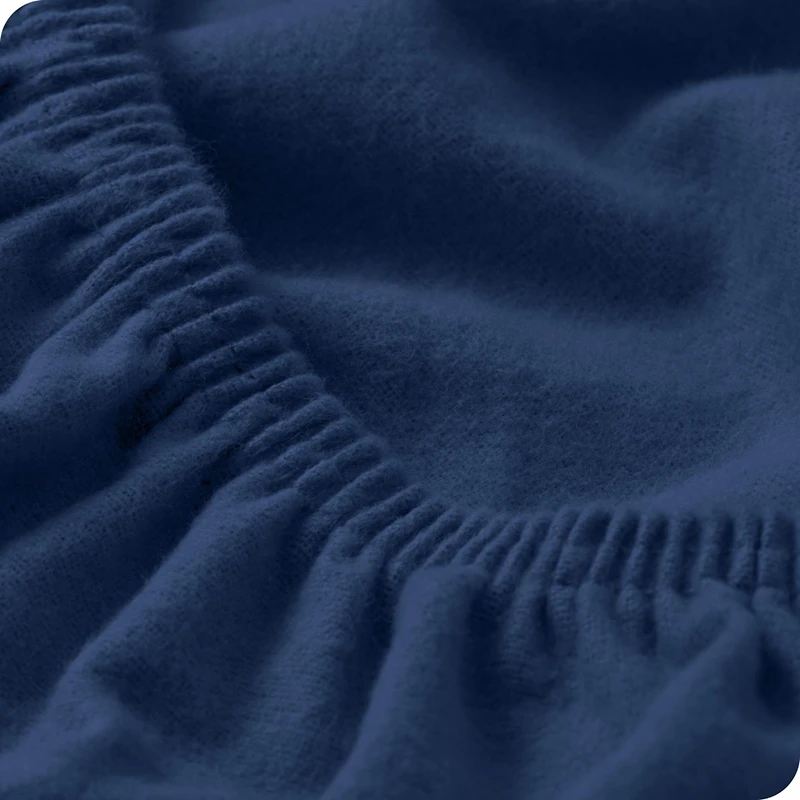 Bare Home Cotton Flannel Fitted Sheet, Twin