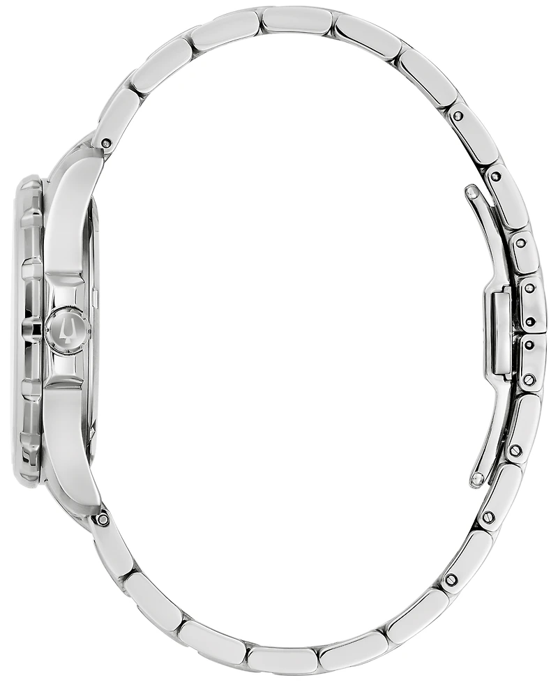 Bulova Women's Marine Star Diamond Accent Stainless Steel Bracelet Watch 36mm