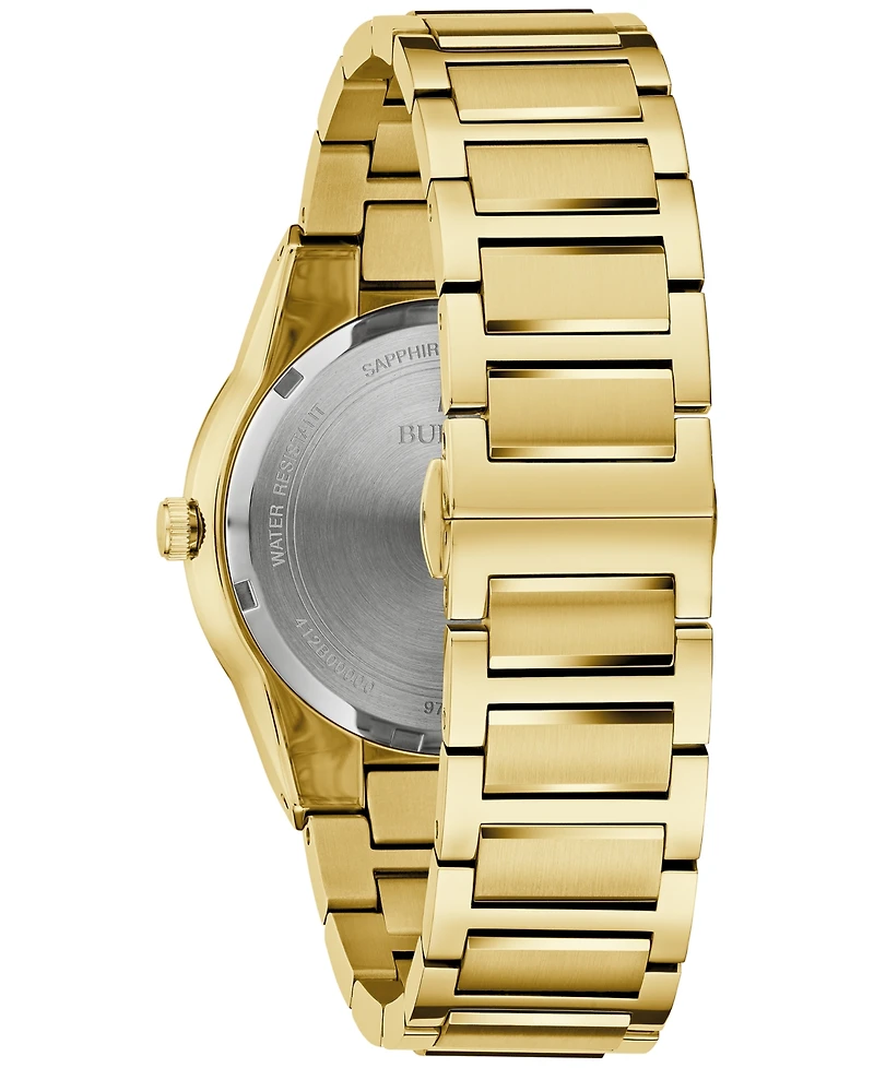 Bulova Men's Modern Millennia Gold-Tone Stainless Steel Bracelet Watch 41mm