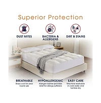 Cheer Collection Ultra Soft Mattress Topper | Silky Smooth and Plush Hypoallergenic Mattress Pad Twin