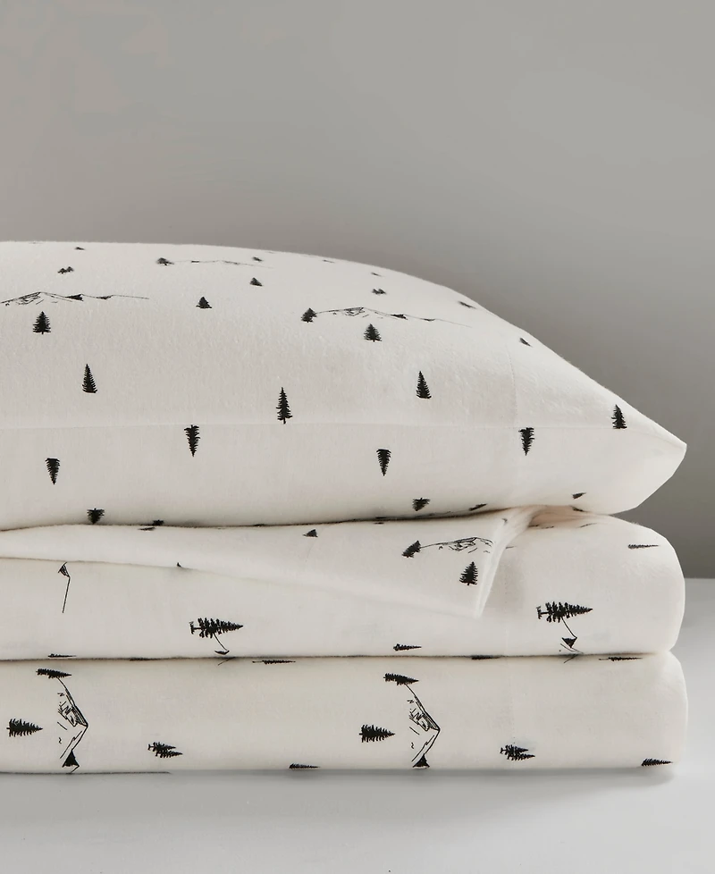 Woolrich Printed Flannel -Pc. Sheet Set