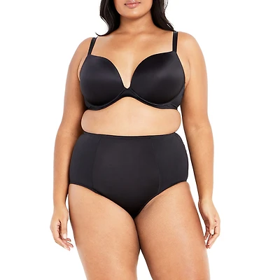 City Chic Plus Adore Push Up Bra - black