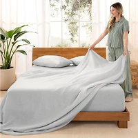 Bare Home Linen Sheet Set King