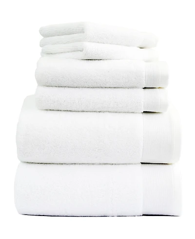 6-Piece Bath Towel Set, Soft 100% Cotton by California Design Den