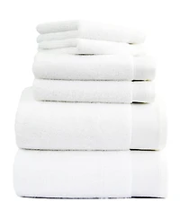 6-Piece Bath Towel Set, Soft 100% Cotton by California Design Den