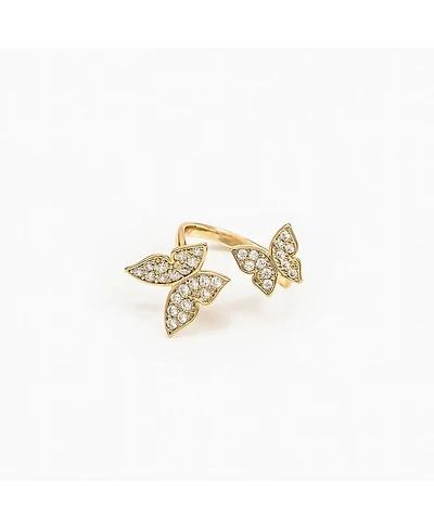 Butterfly Statement Adjustable Ring