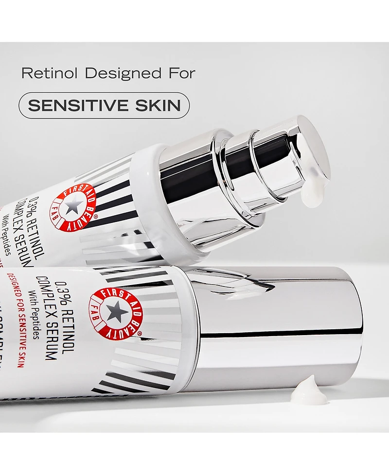 First Aid Beauty 0.3% Retinol Complex Serum With Peptides, 1 oz.
