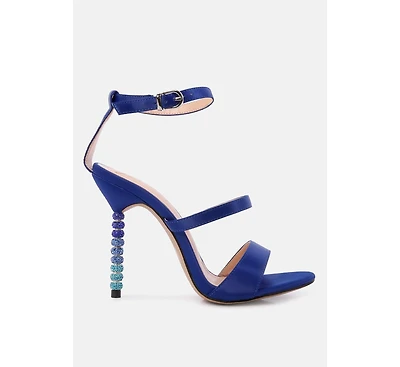 Womens Lawsuit Ankle Strap Fantasy Heel Sandals