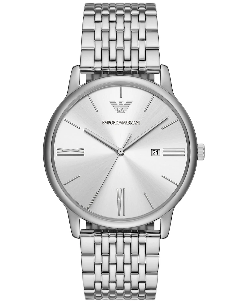 Emporio Armani Men's Stainless Steel Bracelet Watch 42mm
