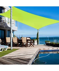 20x16 Ft 97% Uv Block Rectangle Sun Shade Sail Canopy Outdoor Patio Garden