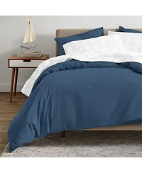 Bare Home Organic Cotton Sateen Duvet Cover Set King/California King