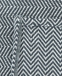 Melange Home Herringbone Cotton Blanket, King