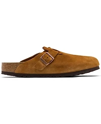 Birkenstock Men's Boston Soft Footbed Suede Leather Clogs from Finish Line