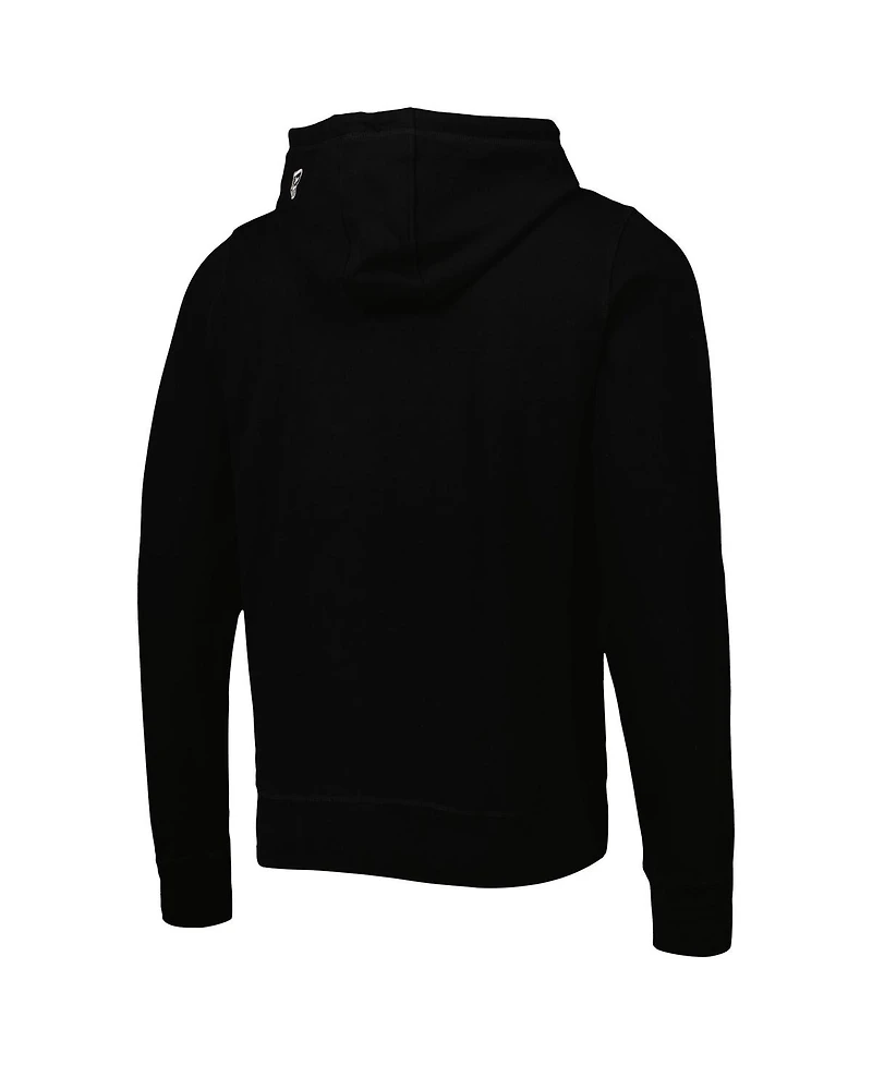 Men's New Era Black New Orleans Saints Ink Dye Pullover Hoodie