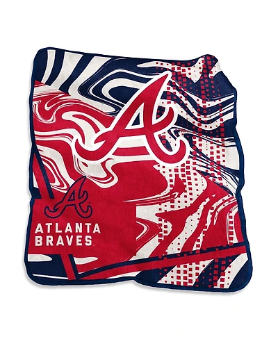 Atlanta Braves 50" x 60" Swirl Raschel Throw Blanket