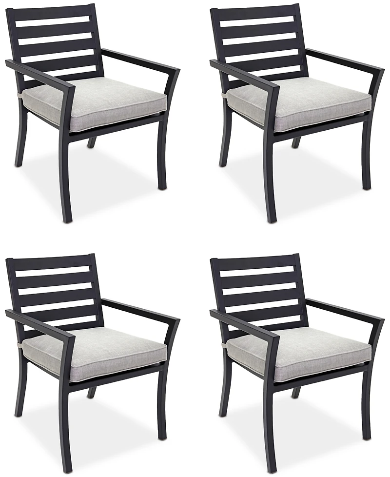 Astaire Outdoor 4-pc Dining Chair Bundle Set, Created for Macy's