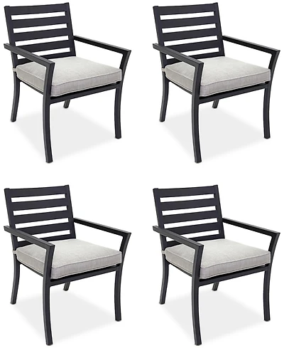 Astaire Outdoor 4-pc Dining Chair Bundle Set, Created for Macy's