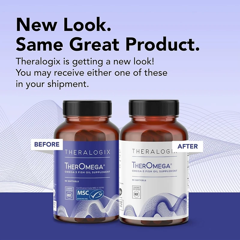 Theralogix TherOmega Omega-3 Wild Alaskan Fish Oil