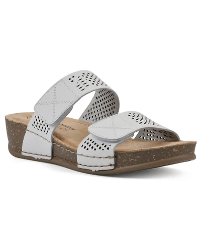White Mountain Ferula Slide Sandals