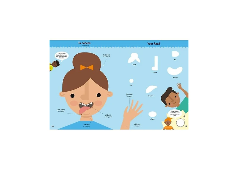 My Spanish Sticker Dictionary- Over 200 everyday words in colorful sticker scenes by Catherine Bruzzone