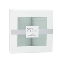 Comfy Cubs Muslin Washcloths, Pack of 10 with Gift Box