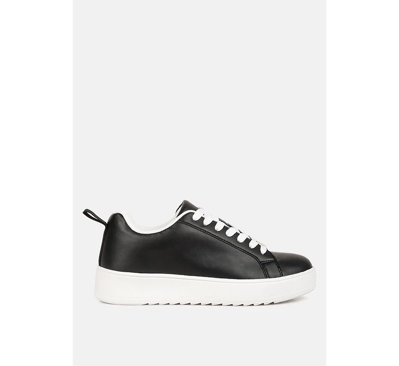 Women Rouxy Faux Leather Sneakers