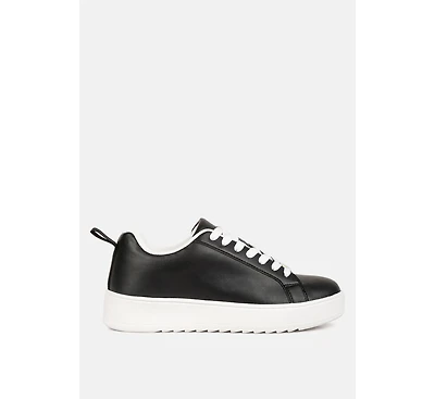 Women Rouxy Faux Leather Sneakers