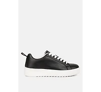 Women Rouxy Faux Leather Sneakers